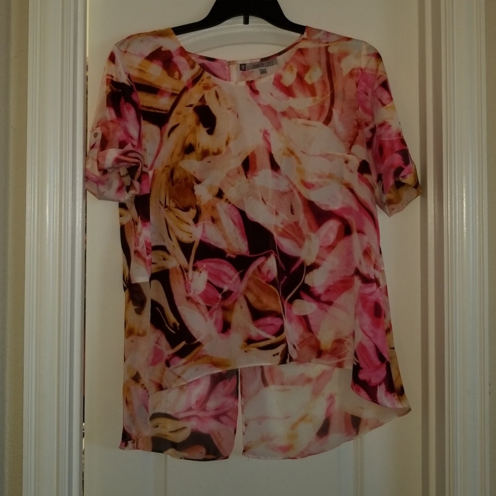 Hi lo short sleeve top